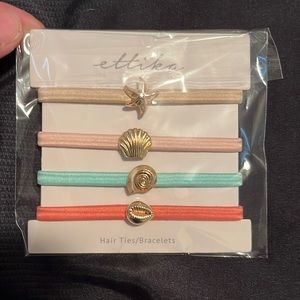 Salty Treasures Hair Tie+ Bracelet Set by Ettika